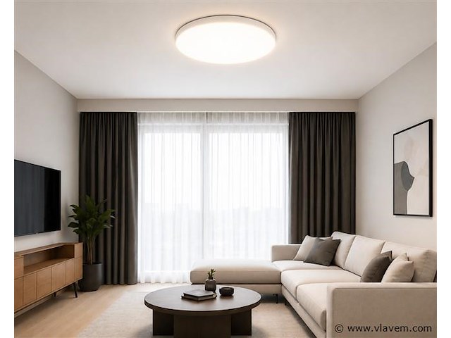 4 x led plafondlamp 40w – 3cct verstelbaar - wit – ip20 – hazel-40 3cct - afbeelding 3 van  5