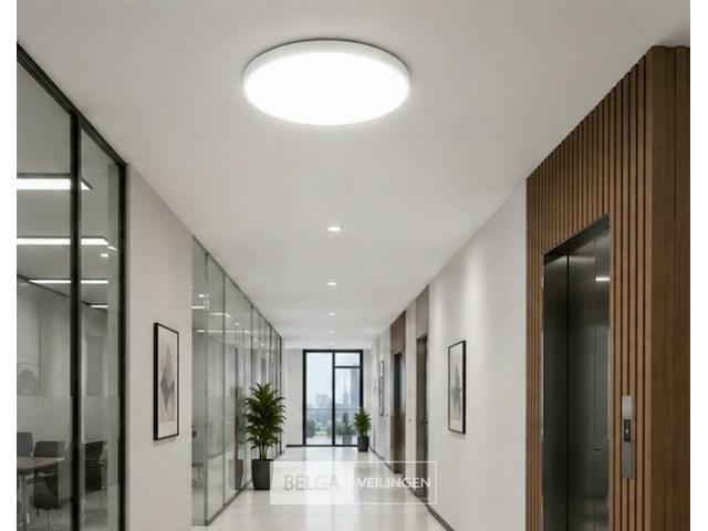 4 x led plafondlamp 40w – 3cct verstelbaar - wit – ip20 – hazel-40 3cct - afbeelding 2 van  6