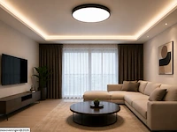 4 x led plafondlamp 40w – 3cct verstelbaar - zwart – ip20 – hazel-40 3cct - afbeelding 4 van  6
