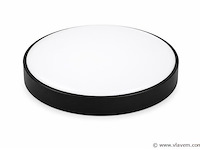 4 x led plafondlamp 40w – 3cct verstelbaar - zwart – ip20 – hazel-40 3cct - afbeelding 2 van  5
