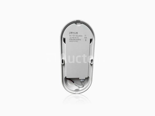 4 x led plafondlamp met sensor – ovaal – 15w – 6500k koud wit - afbeelding 2 van  3