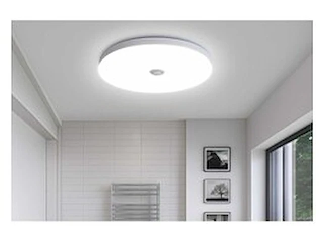 4 x led plafondlamp met sensor – rond – 20w – 6500k koud wit - afbeelding 1 van  5