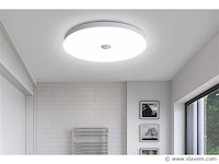 4 x led plafondlamp met sensor – rond – 20w – 6500k koud wit - afbeelding 1 van  4