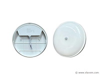 4 x led plafondlamp met sensor – rond – 20w – 6500k koud wit - afbeelding 3 van  4