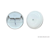 4 x led plafondlamp met sensor – rond – 20w – 6500k koud wit - afbeelding 3 van  4