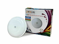 4 x led plafondlamp met sensor – rond – 20w – 6500k koud wit - afbeelding 3 van  5