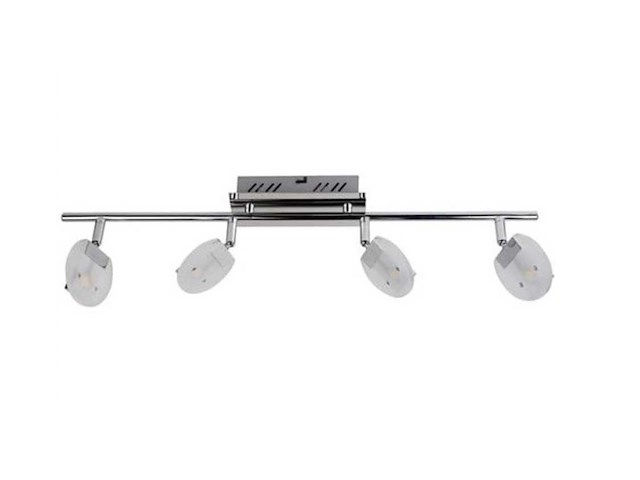 4 x led plafondspot – 4 spots – 4 x 5w – 4000k neutraal wit – zilver – hl7164l - afbeelding 4 van  4