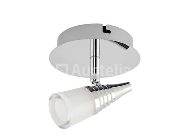 4 x led plafondspot 5w – 4000k neutraal wit – zilver – di02 - afbeelding 3 van  4