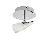 4 x led plafondspot 5w – 4000k neutraal wit – zilver – di02 - afbeelding 3 van  4