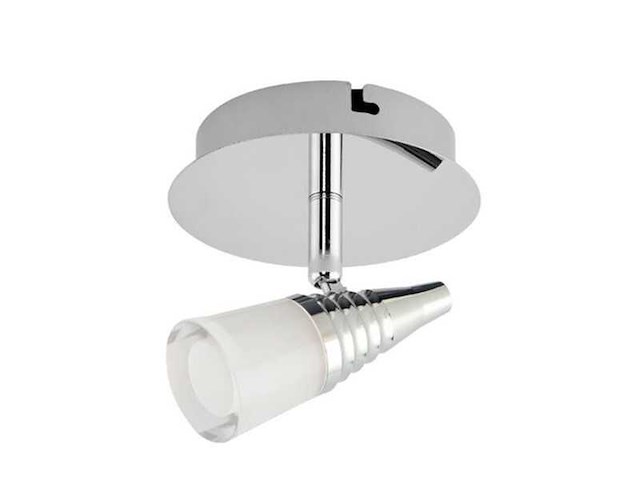4 x led plafondspot 5w – 4000k neutraal wit – zilver – di02 - afbeelding 2 van  4