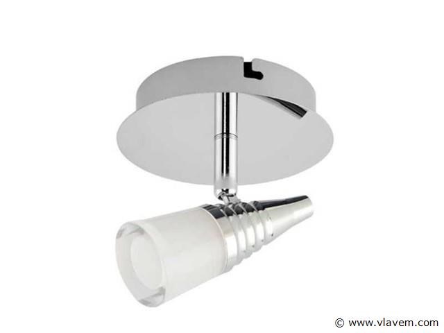 4 x led plafondspot 5w – 4000k neutraal wit – zilver – di02 - afbeelding 2 van  4