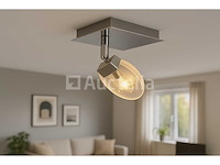 4 x led plafondspot 5w – 4000k neutraal wit – zilver – hl7161l - afbeelding 1 van  4