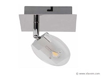 4 x led plafondspot 5w – 4000k neutraal wit – zilver – hl7161l - afbeelding 4 van  4