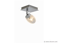 4 x led plafondspot 5w – 4000k neutraal wit – zilver – hl7161l - afbeelding 2 van  4