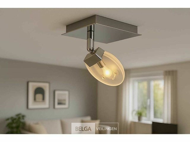 4 x led plafondspot 5w – 4000k neutraal wit – zilver – hl7161l - afbeelding 2 van  5