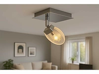4 x led plafondspot 5w – 4000k neutraal wit – zilver – hl7161l - afbeelding 1 van  4