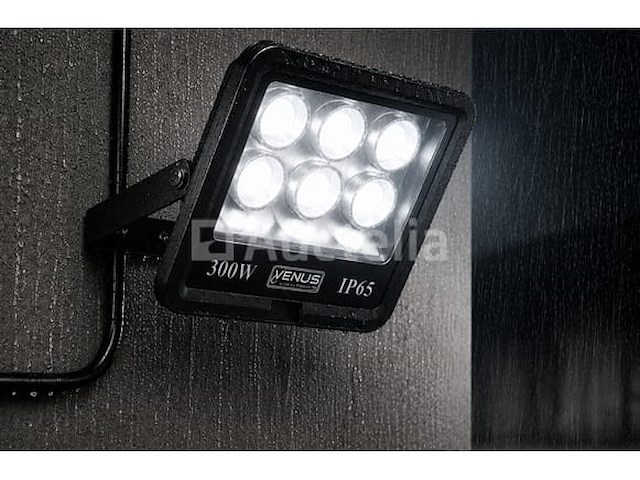 4 x led schijnwerper 300w – 6500k koud wit – ip65 – eyes-300 - afbeelding 2 van  5