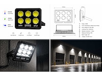 4 x led schijnwerper 300w – 6500k koud wit – ip65 – eyes-300 - afbeelding 5 van  5