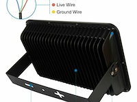 4 x led schijnwerper 300w – 6500kkoud wit – ip65 waterdicht - afbeelding 6 van  6
