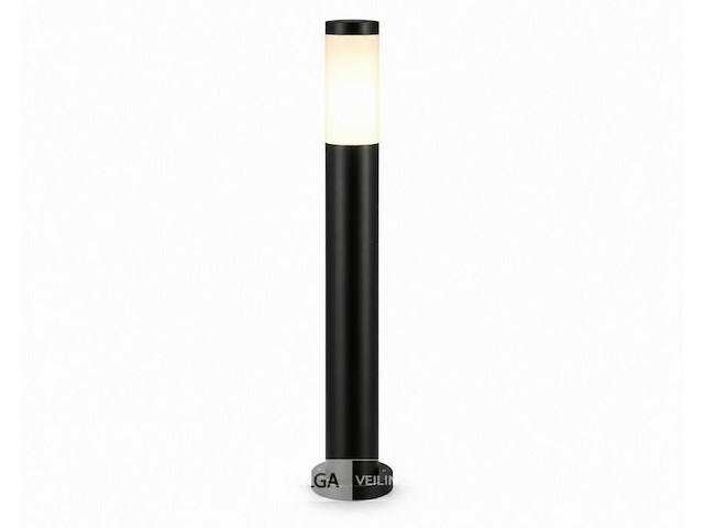 4 x led tuinlamp – e27 – ip44 – zwart – 80cm – buitenverlichting – kavak-5 - afbeelding 3 van  6