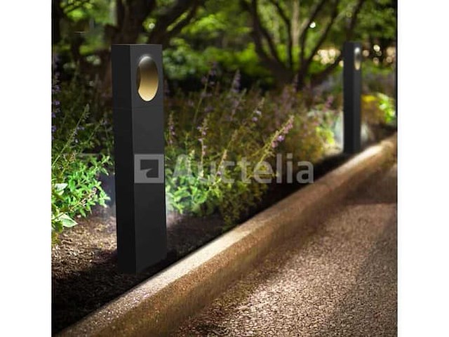 4 x led tuinpaalverlichting – 60 cm – 10w – warm wit 3000k – model sla 53 - afbeelding 1 van  5