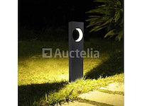 4 x led tuinpaalverlichting – 60 cm – 10w – warm wit 3000k – model sla 53 - afbeelding 3 van  5