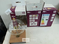 4 x led vervanglamp grote peer e27 6w - afbeelding 2 van  3