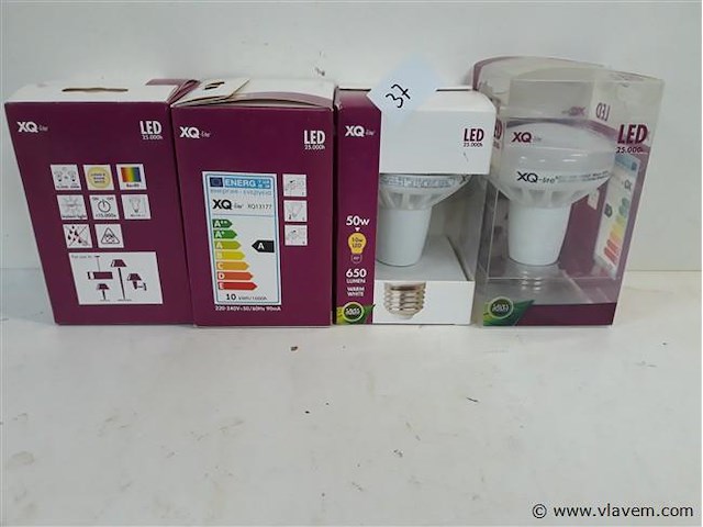 4 x led vervangspot e27 10w 650lm - afbeelding 1 van  2