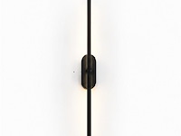 4 x led wandlamp 10w – 4200k neutraal wit - zwart – ip20 – salda-10 - afbeelding 2 van  5