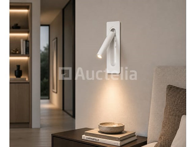 4 x led wandlamp 3w – 4200k neutraal wit - wit – ip20 – belek - afbeelding 3 van  5