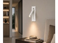 4 x led wandlamp 3w – 4200k neutraal wit - wit – ip20 – belek