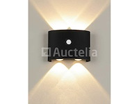 4 x led wandlamp met sensor – 4w – 3500k warm wit – ip54 – sw-2310-2 - afbeelding 2 van  3