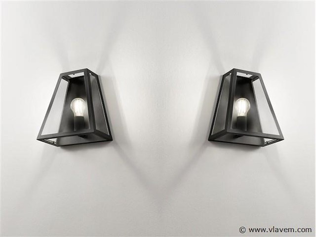 4 x lexington ambiente stalen wandlampen - afbeelding 1 van  6