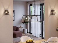4 x lexington ambiente stalen wandlampen - afbeelding 5 van  6