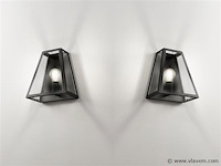 4 x lexington ambiente stalen wandlampen - afbeelding 6 van  6