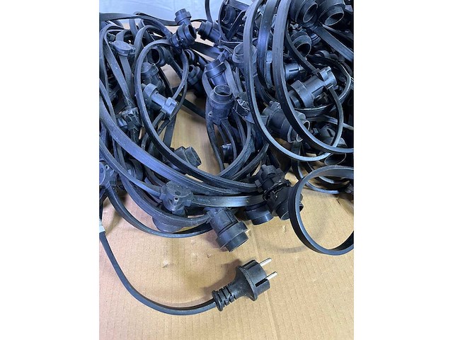 4 x lightchain 25.00m 50xb22 schuko (in only) w/plastic boxes - afbeelding 9 van  10