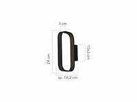 4 x luce ambiente design led moka wandlampen - afbeelding 7 van  8