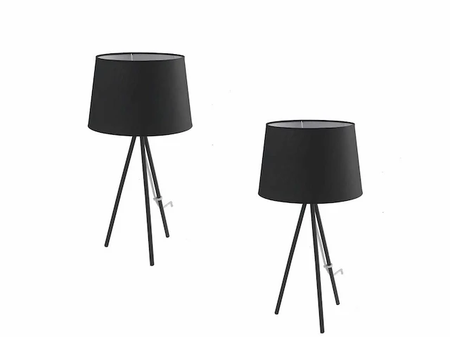 4 x marilyn italiaanse vloerlampen zwart - afbeelding 2 van  6