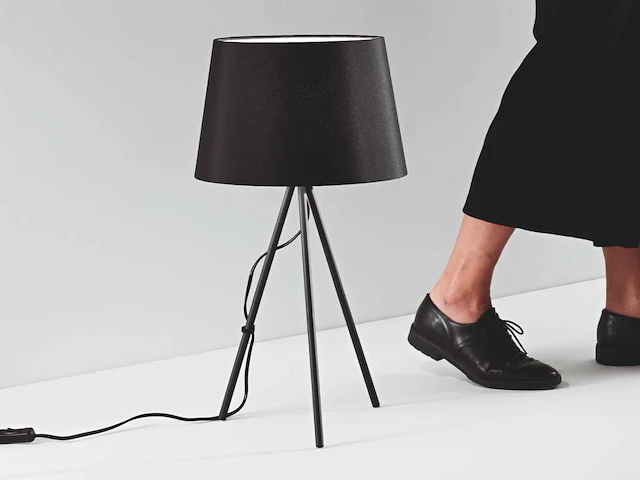 4 x marilyn italiaanse vloerlampen zwart - afbeelding 1 van  6