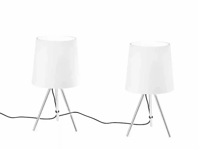 4 x marley italiaanse design lampen wit - afbeelding 2 van  7