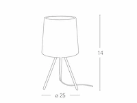 4 x marley italiaanse design lampen wit - afbeelding 3 van  7