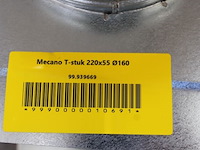 4 x mecano t 90° 55x220 ø160 - afbeelding 4 van  4