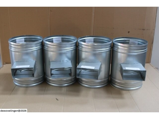 4 x mecano t 90° horizont. 55x110 ø200 - afbeelding 2 van  2