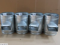 4 x mecano t 90° horizont. 55x110 ø200 - afbeelding 2 van  2
