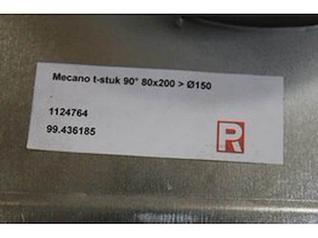 4 x mecano t 90° van rechth. naar rond - afbeelding 1 van  3