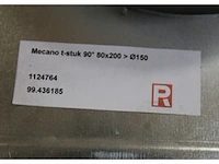 4 x mecano t 90° van rechth. naar rond