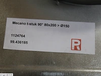 4 x mecano t 90° van rechth. naar rond - afbeelding 2 van  3