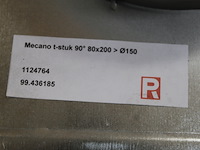 4 x mecano t 90° van rechth. naar rond - afbeelding 1 van  2