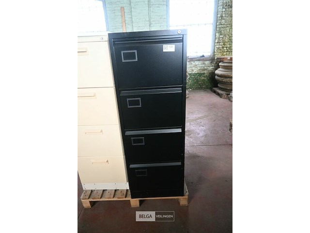 4 x metalen dossierkast met 4 laden - afbeelding 3 van  4