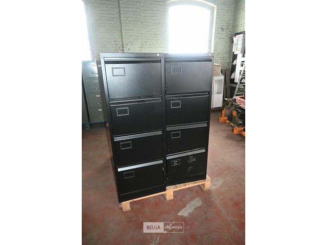 4 x metalen dossierkast met 4 laden - afbeelding 4 van  4